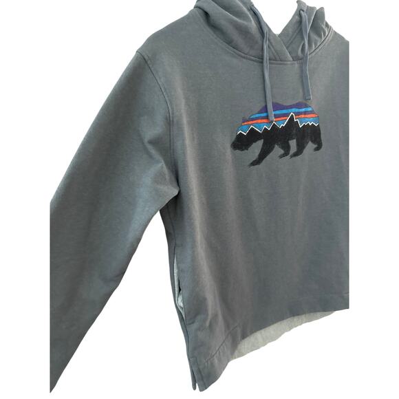 Patagonia W. Fitz Roy Bear Uprisal Hoody‎ Shadow Blue Regular Fit Size Medium - Picture 9 of 11